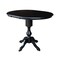 International Concepts 36 in. Round Counter Height Extension Dining Table w/12 in. Leaf and 4 Emily Counter Height Stools K46-36RXT-11-S6172-4 - alternate 4